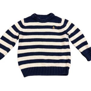 Baby Gap Boys Lined Knit Sweater w/ Embroidered Bear Size 3T